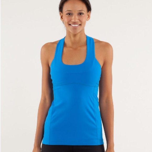 lululemon athletica Tops - Lululemon Scoop Neck Tank in Beaming Blue